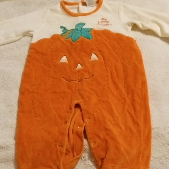 MiniBasix Pumpkin One Piece - Picture 1 of 3